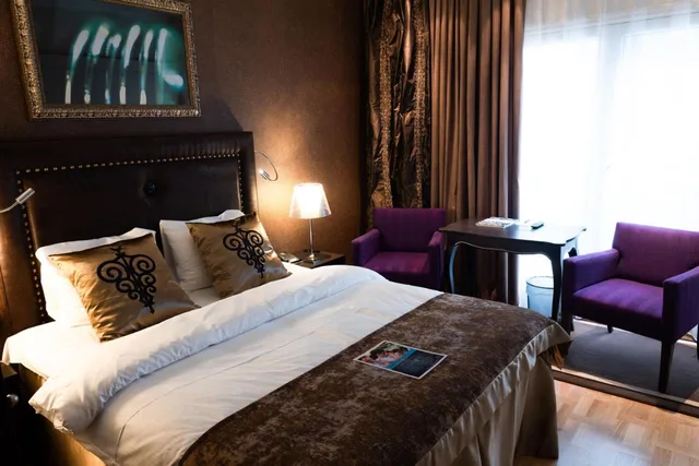 غرفة ديلوكس بسرير مزدوج بإطلالة، Home Hotel Havnekontoret 1/2
