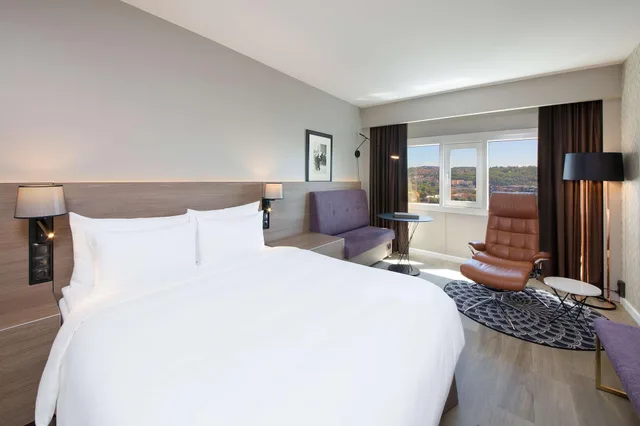 غرفة سوبيريور بسرير فردي بإطلالة على المدينة، Radisson Blu Plaza Hotel Oslo 3/3