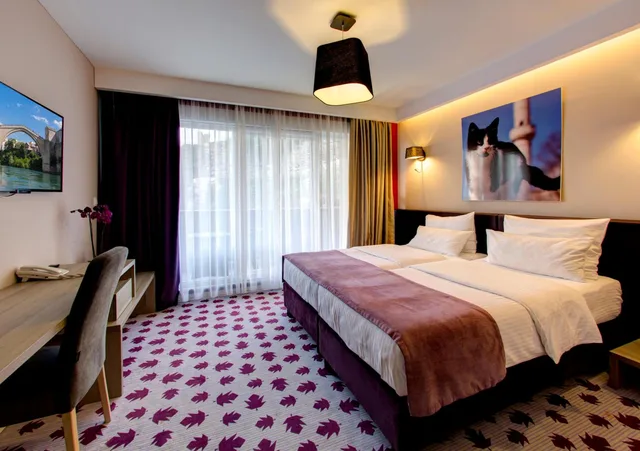 غرفة بسرير مزدوج بشرفة، Eden Hotel and Spa 3/10