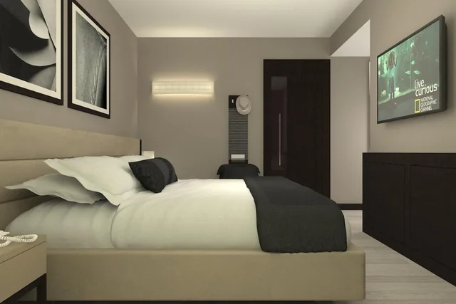 غرفة بسرير مزدوج بإطلالة على البحر، Ego Hotel 7/10