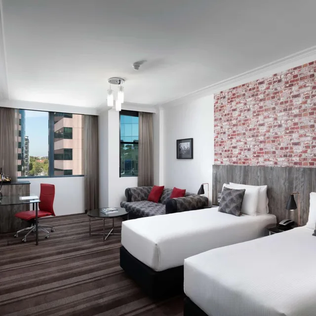 غرفة ديلوكس بسرير كينج، Rydges Sydney Central 3/8
