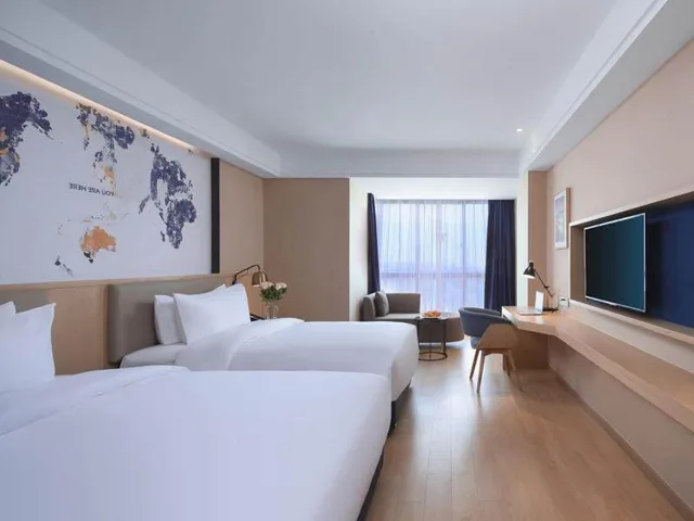 غرفة بسريرين منفصلين، Kyriad Marvelous Hotel (Suzhou Wujiang People's Square) 1/2