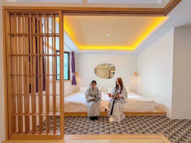 غرفة ديلوكس بسريرين مزدوجين وفرشتي فوتون، Hotel Imagine Kyoto 4/10