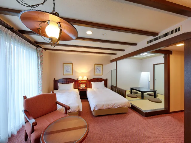 Japanese Western, Twin Beds, 2 Futon Beds, Sun Members Hirugano 2/2
