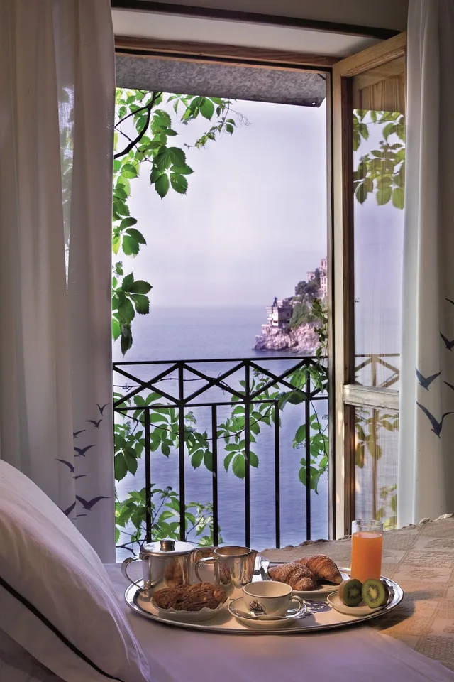 جناح استوديو جونيور بإطلالة على البحر بشرفة، Ravello Art Hotel Marmorata 5/10