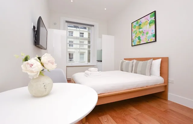 شقة استوديو صغيرة بسرير مزدوج، Queensborough Terrace Serviced Apartments 3/7