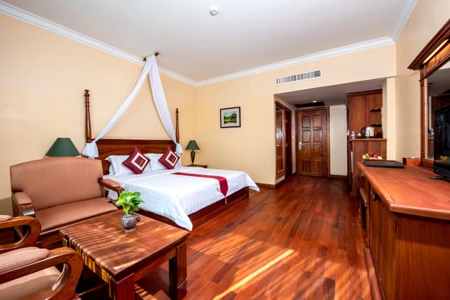 غرفة سوبيريور بسرير كينج، Pacific Hotel and Spa Siem Reap 4/5