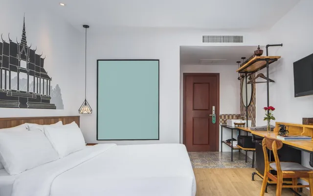 غرفة ديلوكس بسرير مزدوج، Phnom Penh 51 Hotel & Residences 5/10