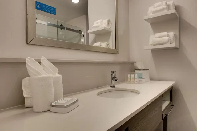 استوديو بسرير كينج مع أريكة لذوي الإعاقة، Hampton Inn Suites Knightdale Nc 3/6