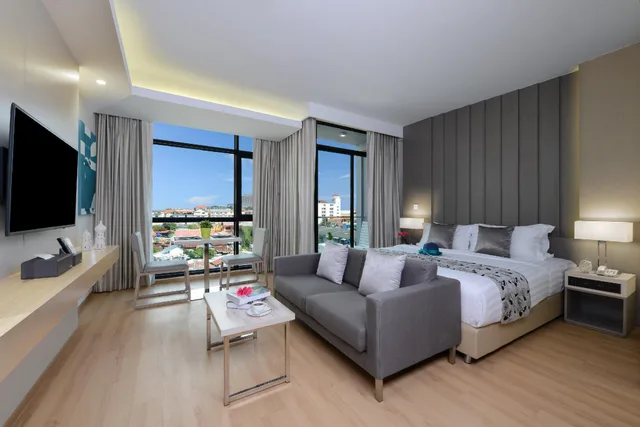 غرفة ديلوكس بإطلالة على المدينة، Arden Hotel And Residence 2/3