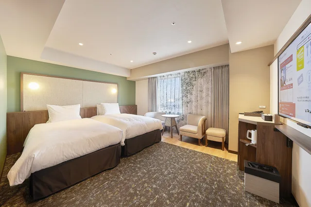 غرفة ركنية مفردة بسريرين منفصلين، Keisei Richmond Hotel Tokyo Kinshicho 5/9