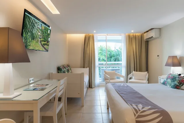 غرفة كومفورت ثلاثية بثلاثة أسرّة بإطلالة على الحديقة، La Pagerie Tropical Garden Hotel 5/7