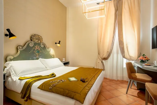 غرفة بسريرين منفصلين، Mozart Hotel Rome 4/7
