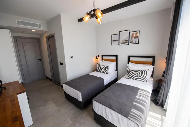 غرفة ديلوكس بسرير مزدوج أو سريرين منفصلين بإطلالة على الحديقة، Primus Hotel 3/10