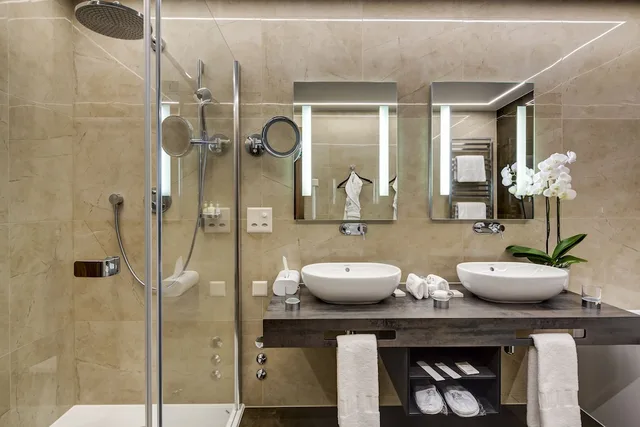جناح جونيور بسرير فردي بإطلالة على البحيرة، Lausanne Palace And Spa 3/4