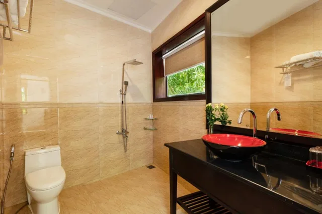 بنغل بسرير مزدوج بإطلالة على الحديقة، Hon Co Resort - Ca Na 2/2