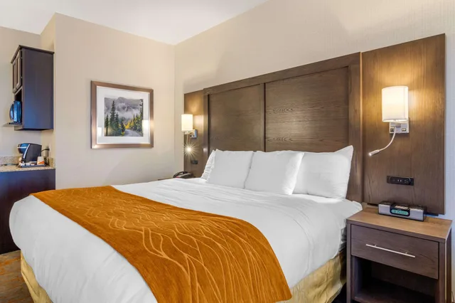 غرفة بسرير كينج لغير المدخنين لذوي الإعاقة، Comfort Inn and Suites Brighton Denver NE Medical Center 4/8