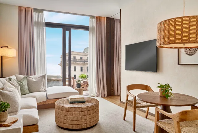 جناح بشرفة بغرفة نوم واحدة، 1 Hotel Mayfair 1/1