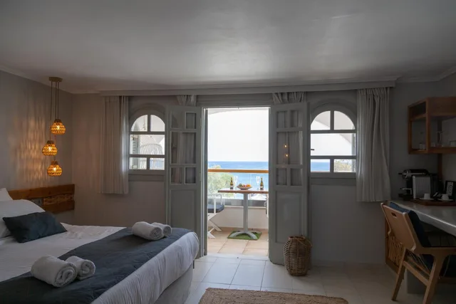 جناح سوبيريور بانورامي بإطلالة على البحر، Glykeria Mini Suites 2/8