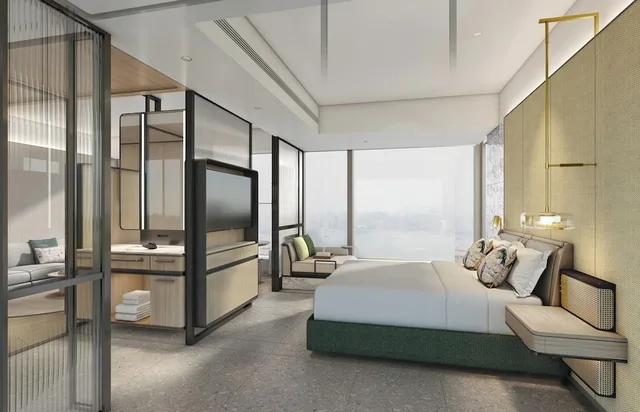 Harbor, Suite, King Bed, Balcony، Kimpton Tsim Sha Tsui 2/2
