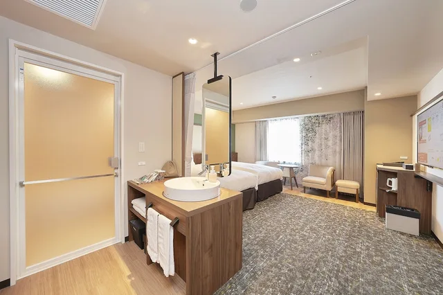 غرفة ركنية مفردة بسريرين منفصلين، Keisei Richmond Hotel Tokyo Kinshicho 8/9