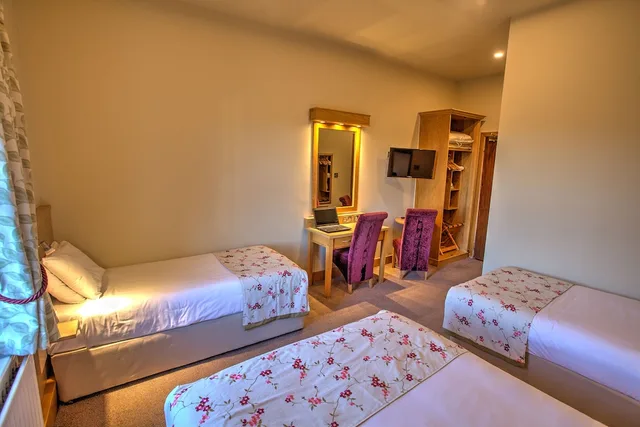 غرفة عائلية بسرير مزدوج وسريرين منفصلين، The Lucan Spa Hotel 3/4