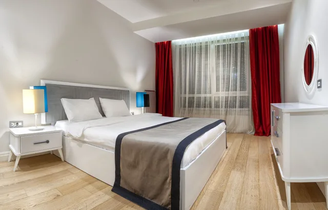شقة ديلوكس بسرير مزدوج مع أريكة، Armoni Residence 2/10