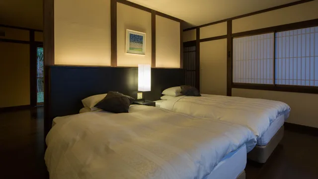 Semi Room, Western, Deluxe, Suite, Semi Double Bed, Interior Bath، Miyama Sanso 1/1
