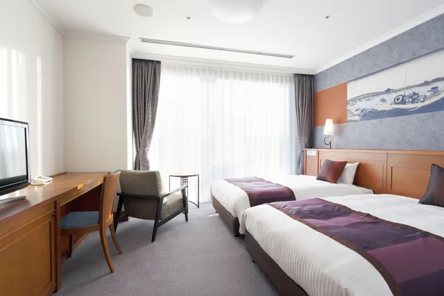 غرفة بريميوم بسريرين منفصلين، RYOGOKU VIEW HOTEL 1/3