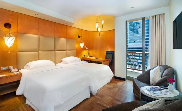غرفة كلاسيكية بسرير مزدوج بإطلالة على المدينة، Sheraton Abu Dhabi Hotel & Resort 5/10