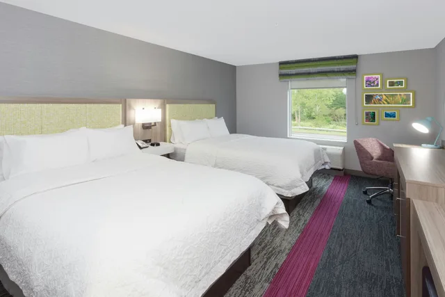 غرفة بسريرين كوين لذوي الإعاقة، Hampton Inn & Suites Rocky Hill-Hartford South Ct 1/3