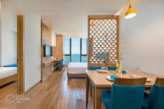 شقة بإطلالة على البحر بغرفتي نوم، Seashore Hotel & Apartment 1/1