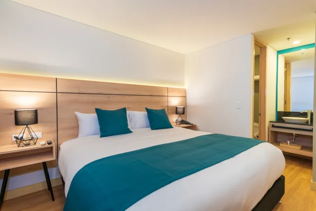 غرفة بريميوم بسرير مزدوج، Pop Art Hotel Y Centro De Convenciones 1/2