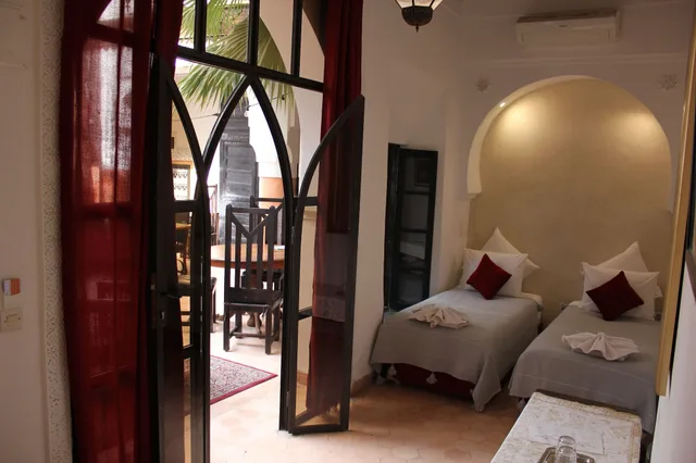 غرفة عائلية بثلاثة أسرّة بحمام خاص، Riad Jnan el Cadi 7/10