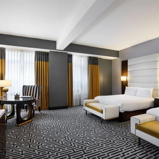 غرفة بسريرين كوين بإطلالة على المدينة، Hotel Metro 2/7
