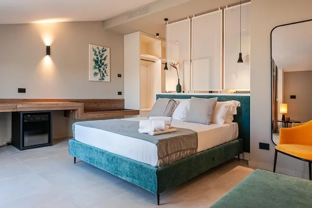 غرفة ديلوكس بسرير كوين، Limen Wellness Hotel 2/3