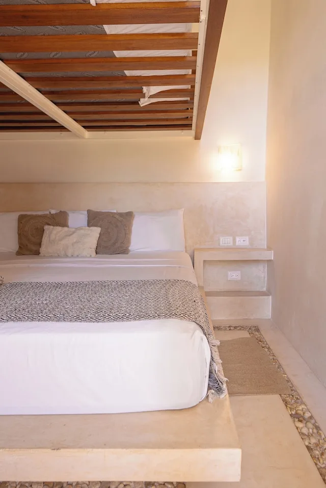 جناح بسرير كوين بغرفة نوم واحدة بمطبخ، Casa Astral Holbox Boutique and Apartments 6/10