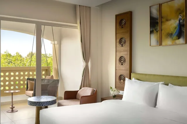 غرفة ديلوكس بسرير كينج، Hawthorn Suites by Wyndham Dwarka 4/5