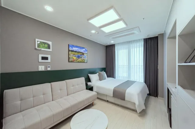 غرفة ديلوكس بسرير مزدوج، Bella Stay Hotel Chuncheon 6/10