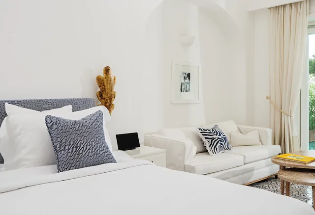 غرفة سوبيريور بسرير كوين بإطلالة على البحر، Hotel La Minerva 4/6