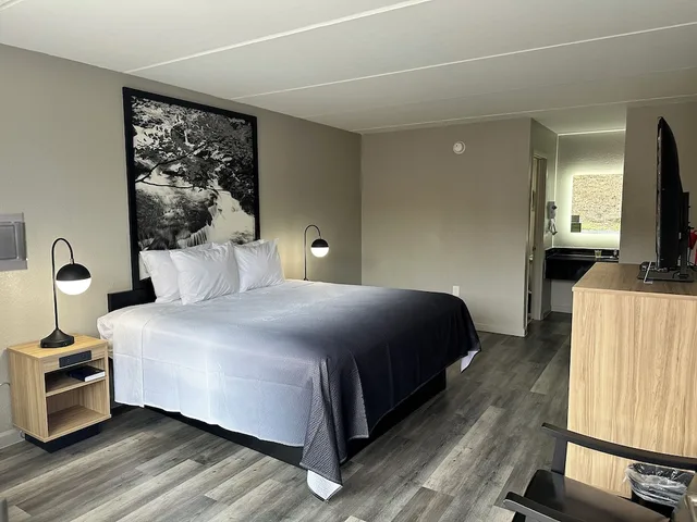 غرفة بسرير كينج للمدخنين لذوي الإعاقة، Super 8 By Wyndham Kingsport /I-81 4/9