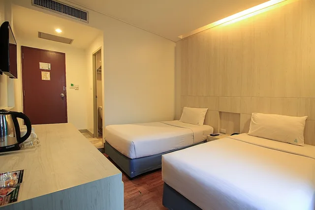 غرفة قياسية بسريرين منفصلين، Ten Stars Hotel Pratunam 3/10