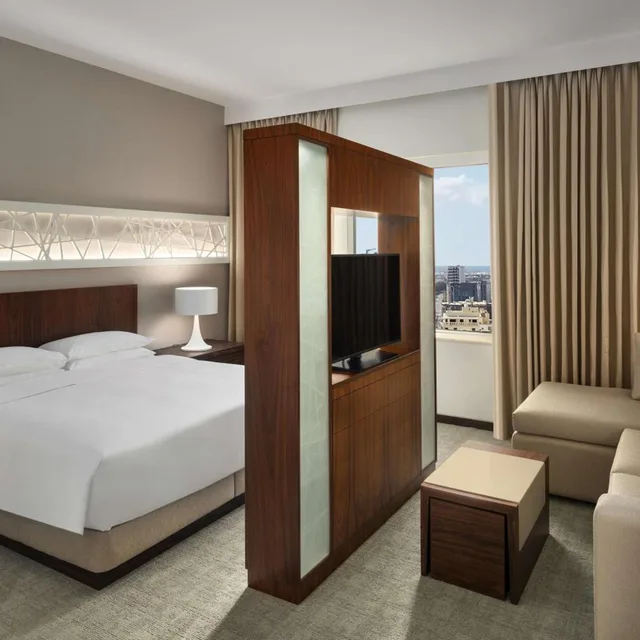 استوديو بسرير كينج مع أريكة، حياة هاوس جدة شارع صاري(Hyatt House Jeddah Sari Street) 2/3