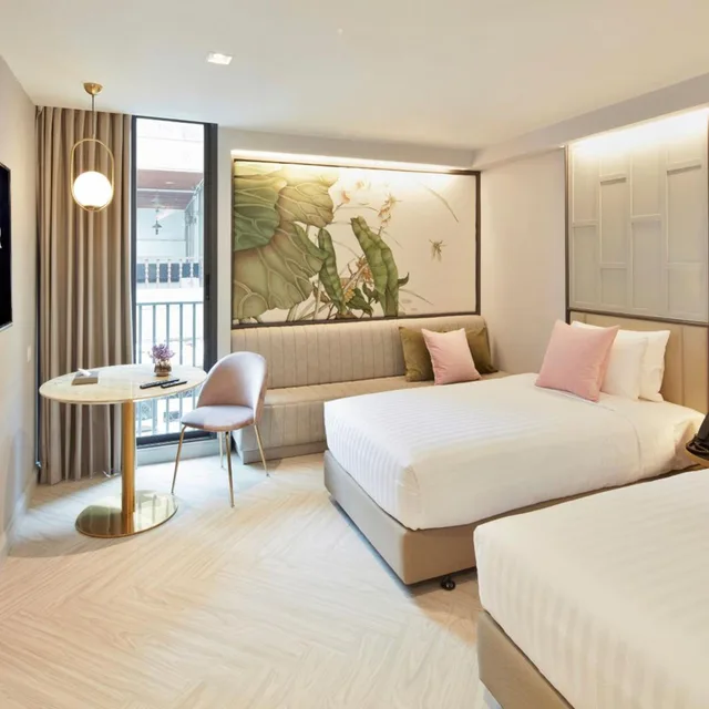 غرفة ديلوكس بسرير فردي، The Quarter Ploenchit by UHG 1/6