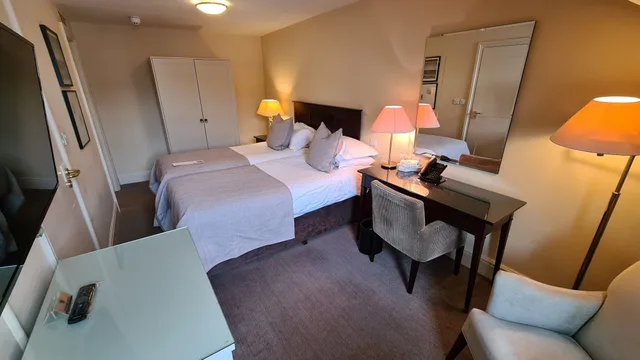 غرفة قياسية بسريرين منفصلين بإطلالة على المدينة، St Georges Hotel 9/10
