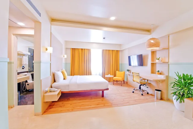 جناح ديلوكس بسرير كينج، Bloom Hotel Indiranagar 3/5