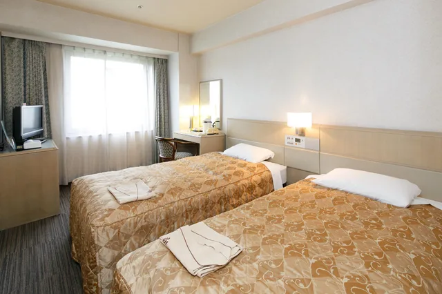 غرفة قياسية بسريرين منفصلين، Day Nice Hotel Tokyo 3/3