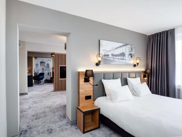 شقة ديلوكس بسرير مزدوج مع أريكة، Hotel Mercure Czestochowa Centrum 2/7
