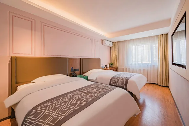 Smart, Business, 2 Beds، Greentree Inn Beijing Guangmingqiao Express Apartment Hotel 1/1