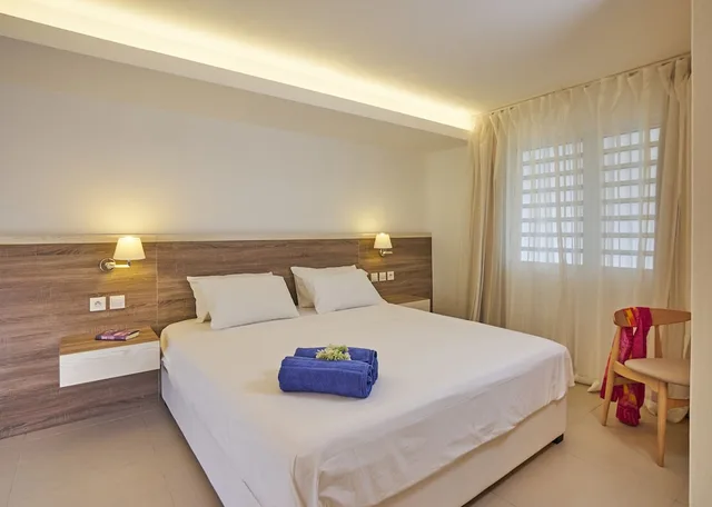 جناح استوديو بسرير كينج بإطلالة على الحديقة بغرفة نوم واحدة، Le Beachclub Serviced Apartments And Villas 1/4